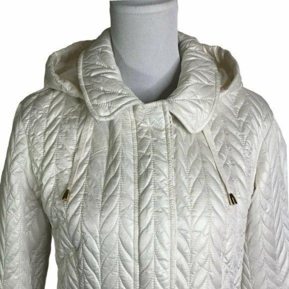 Kate Spade New York White Water Resistant Jacket - Picture 2 of 11